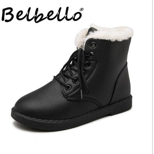 Belbello 2019 winter snow boots hot sale antiskid winter Warm Waterproof snow boots