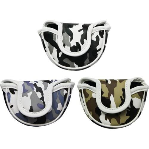 Golf Small Mallet Putter Head Cover Headcover - 13x9x3 cm / 5.1x3.5x1.2 inch Camo Design