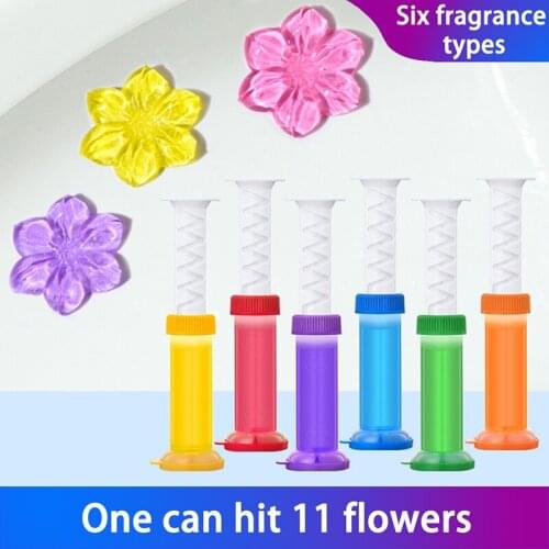Flower Aromatic Gel Toilet Deodorant Cleaner Remove Odors Household Chemicals Toilet Cleaner New