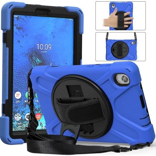 For Lenovo Tab M10 FHD Plus 10.3" X606F / 606X Multifunction Tablet Kids Safe Shockproof Heavy Duty Silicone+PC Kickstand Case