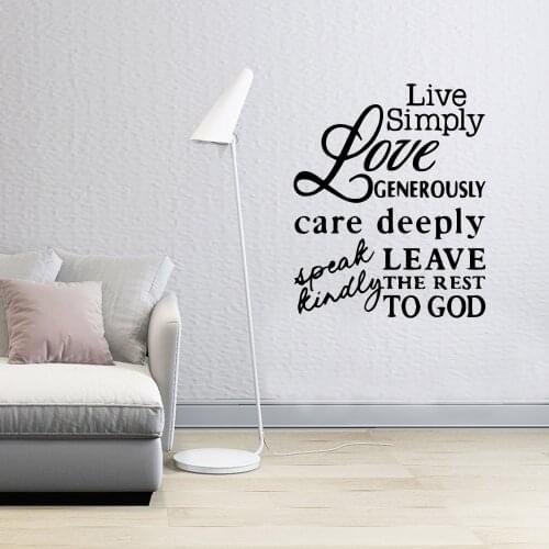 Drop Shipping phrase Wall Decal Living Room Removable Mural Kids Room Nature Decor Wall Art Decal