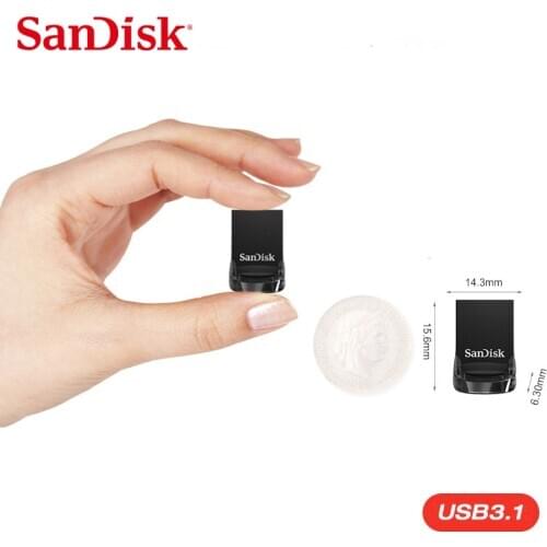 SanDisk CZ430 USB Flash Drive128Gb 64Gb read speed up to 130MB/s Pen Drive 32Gb 16Gb Pendrive USB 3.1 Flash Drive memory stick