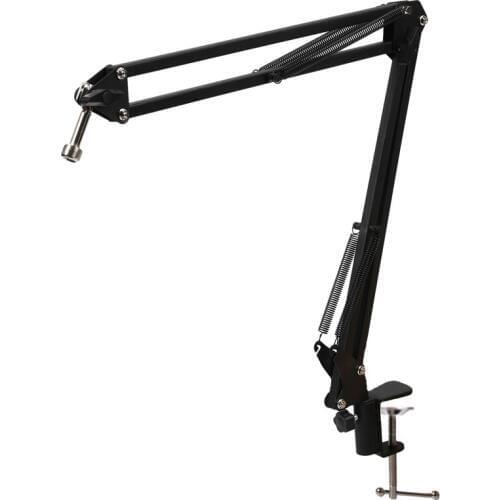 Hot Microphone Scissor Arm Stand 75cm High Tabletop Boom Mic Suspension Mount for Blue Yeti Pro USB Microphone Holder