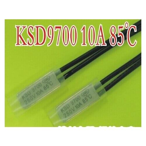 KSD9700 5A250V 85 degree C N.O. normally open temperature switch thermostat Thermal Protector