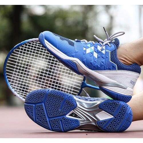 New High Quality Badminton Shoes Men Big Size 36-45 Light Weight Badminton Sneakers Outdoor Breathable Tennis Sneakers Male