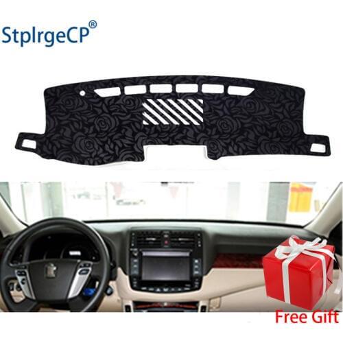 Latest Rose Pattern Non-slip Car Dashboard Cover Dash Mat Pad DashMat ANti-UV Car Sticker for Toyota crown 2010-2012 Car Styling
