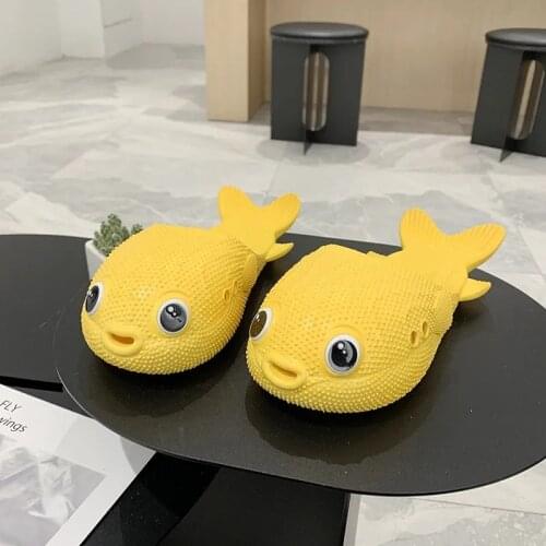 New Funny Slippers Women Non-Slip Soft Bottom Summer Shoes Cute Lndoor Home Sandals High Quality Cute Dolphin Slippers Girl