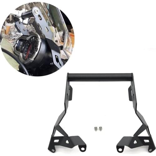 Motorcycle Front Phone Stand Holder Smartphone Phone GPS Navigaton Plate Bracket for Tiger 800 XCX/XRX 2015-2017