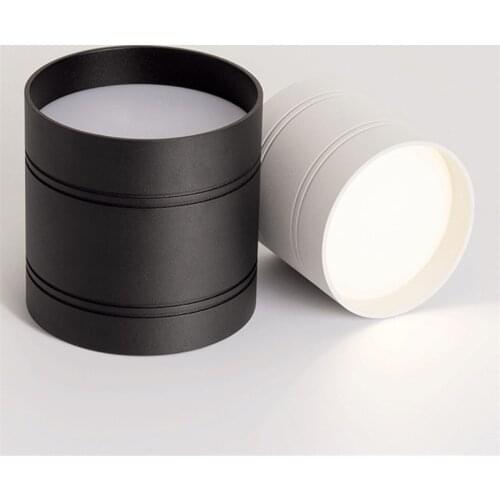 Dimmable AC85- 265V round LED Downlights Surface Mounted COB 6W 9W12W15W20W LED Spot lights decoration Ceiling Lamp Indoor