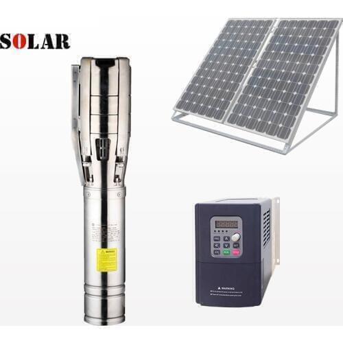 25T 10m Permanent magnet synchronous motor solar well pump brushless solar powered water pump for irrigation