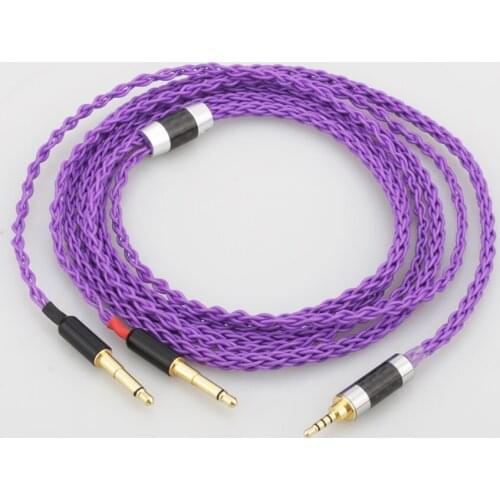 Audiocrast HC019 8cores Replacement Headphones Cable Audio Upgrade Cable For Meze 99 Classics/Focal Elear Headphones Pure Copper