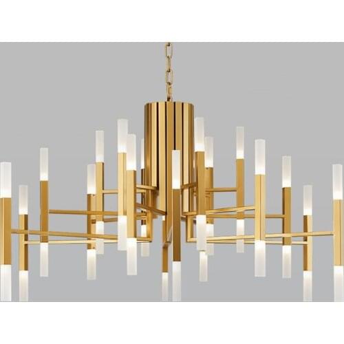 Modern Acrylic Led Pendant Light Nordic Living Room Kitchen Designer Hanging Lamps Avize Suspension Luminaire