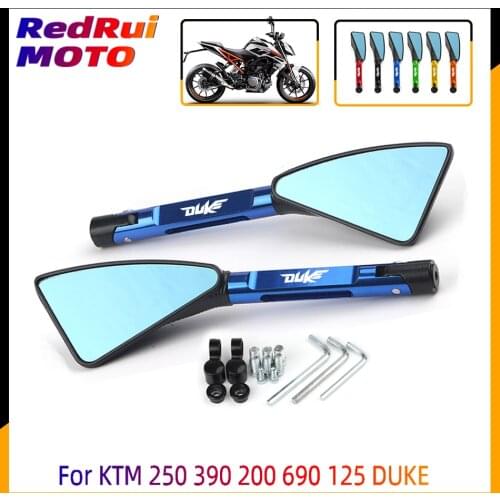 Universal Motorcycle mirror CNC side Rearview For KTM 250 390 200 690 125 DUKE 990 SUPER DUKE R 790 1290 DUKE