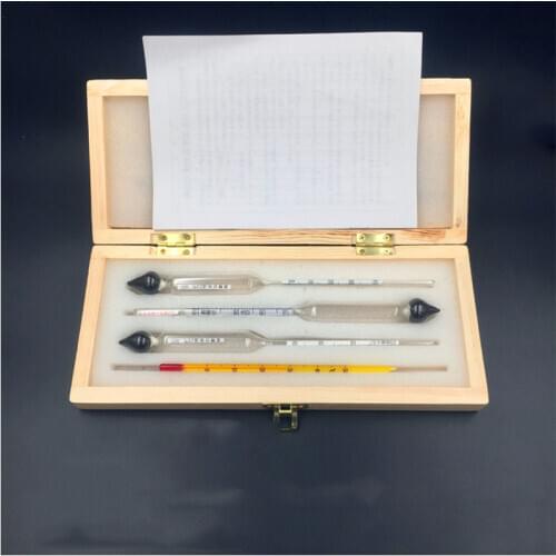 Hydrometer Tester Vintage measuring bottle Set Tools Alcoholmeter Alcohol Meter Wine Concentration Meter hydrometer