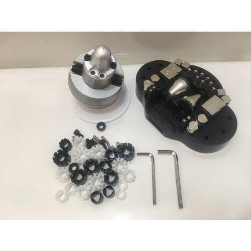 Goldsmith Standard Block Ball Vise With 20 Piece Attachment Jewelry Mini Engraving Block