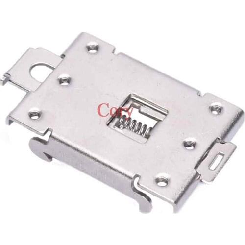 1pc Single phase SSR 35MM DIN Guide rail mounting bracket fixed solid state relay clip clamp CZYC