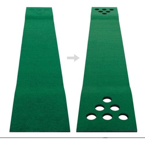12 hole golf putting and training mat for indoor golf exercise mat golf putting trainer golf putting green golf carpet