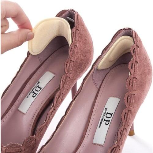 5 Pairs Sponge Heel Pads Adhesive Patch for Pain Relief High Heels Shoes Sticker Foot Care Liner Grips Insole Cushion Insert Pad
