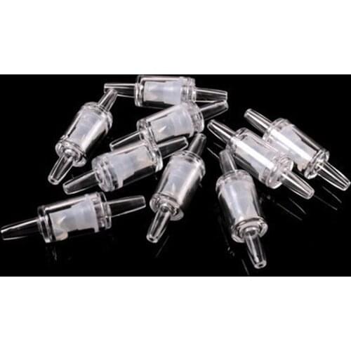 5Pcs High Quality Aquarium Air Pump Check Valve Fish Tank One Way Non-Return Check Valve Aquarium Oxygen Co2 System Air Pump New