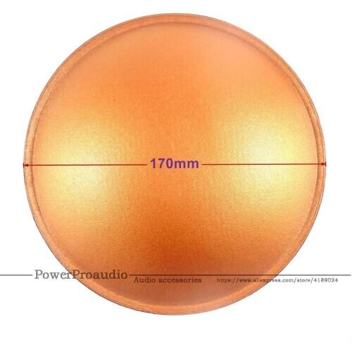 50pcs /Lot 170mm Silver Color LOUDSPEAKER SUBWOOFER / BASS SPEAKER DUST CAP