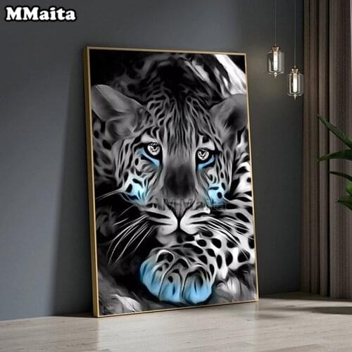 Leopard 5D Diy diamond painting Full square/round diamond mosaic animal Jaguar diamond embroidery gift home nordic decor GG5777