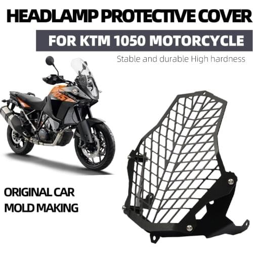 Black For KTM 1050 1090 1190 1290 Super ADVENTURE R L Motorcycle Accessories Headlight Guard Protective Cover CNC