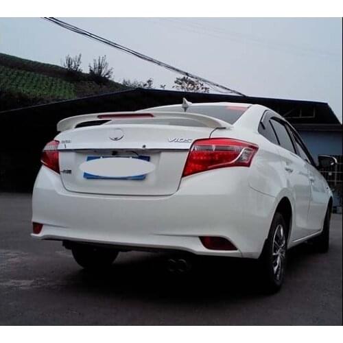 Factory Style Spoiler Wing ABS for 2014-2018 TOYOTA VIOS 4dr Sedan Spoilers LED Light Wing 1pcs