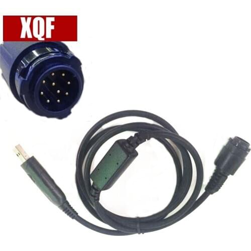 XQF 10PCS USB Programming cable for Motorola XIR M8268,M8200,M8260,M8228,M8220 etc car vehicle mobile radio