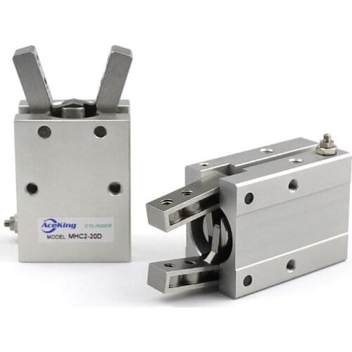 Mask machine MHC2 Parallel Style Air Gripper Cylinder MHC2-10D MHC2-16D MHC2-20D MHC2-25D MHC2-32D,air finger cylinder
