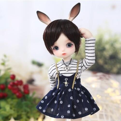 Aimerai Gina BJD SD Doll 1/6 Rabbit Ear Body Model Baby Girls Boys High Quality Toys Shop Resin Figures