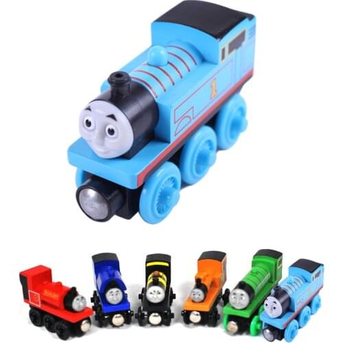 Magnetic wooden trains thomas wooden toy thomas train Wooden Model Trains for baby thomas and friends building wood toys for kid