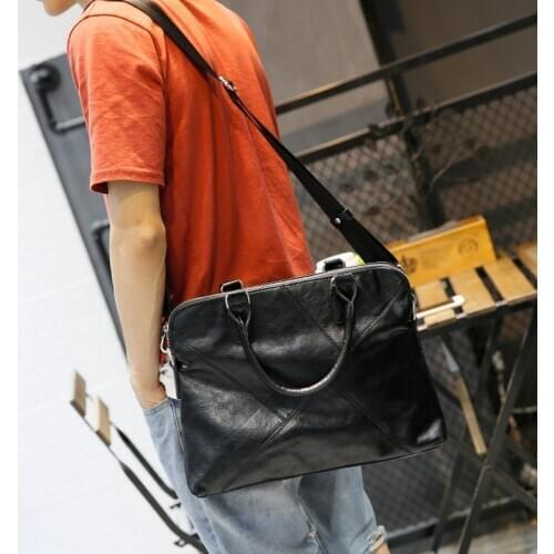 Xiao.p.Fashion Handbag Men Messenger Bags PU Leather Man Bags Black Male Mens Briefcase Man Casual Shoulder Bag