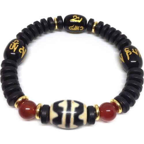 Beautiful Design Men and Womens Bracelet Tiger tooth Dzi Beads Vintage Ethnic Style Tibet Bracelet Free Shipping