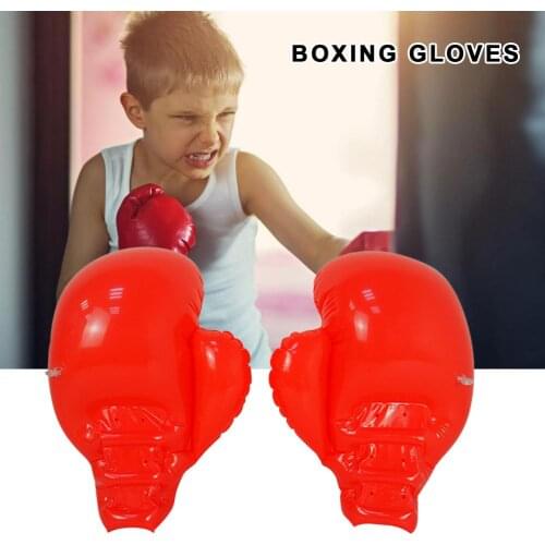Inflatable Children Boxing Gloves Lightweight PVC Fitness Taekwondo Training Equipment For Child Kids