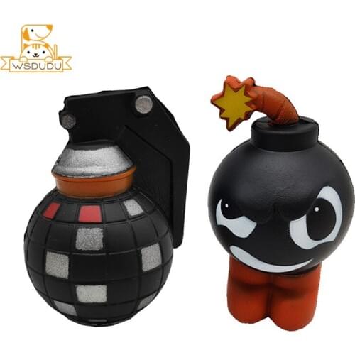 Novelty Bomb Cute Squeeze Toys Anti Stress Squishy Cartoon Figures Slow Rising Soft Relief Decompression For Adult Children Gift