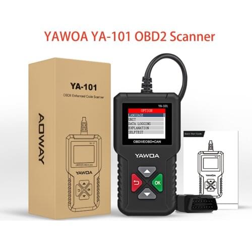 OBD2 Scanner YA101 For 12V Automotive Check Engine Error Professional OBDII Code Reader Car Diagnostic Tool PK CR3001 AD310