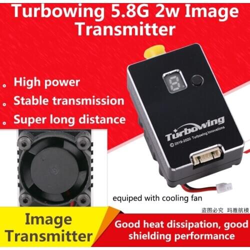 Turbowing 5.8G 1000mV 1W 2000mV 2W 5.8G Image Transmitter for FPV Racing Drone