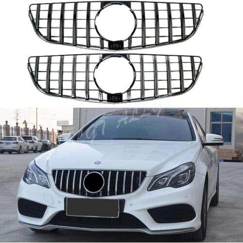 Car Front Racing Bumper Grille Upper Facelift Grill For Mercedes Benz W207 E-Coupe 2014 2015 2016 GTR