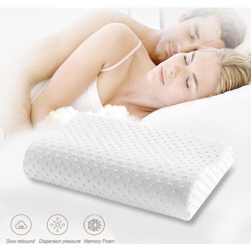 50x30cm Memory Foam Bedding Pillow Butterfly Shaped Relax Neck Protection Orthopedic Slow Rebound Cervical For Health