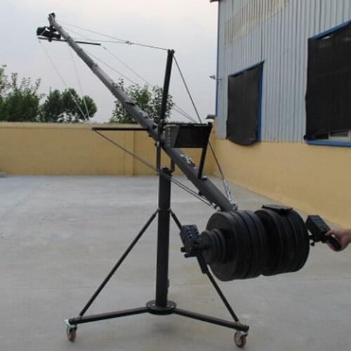 Professional Jimmy Jib Video Octagonal Camera Crane 10m With Pan Tilt Motorized gimbal