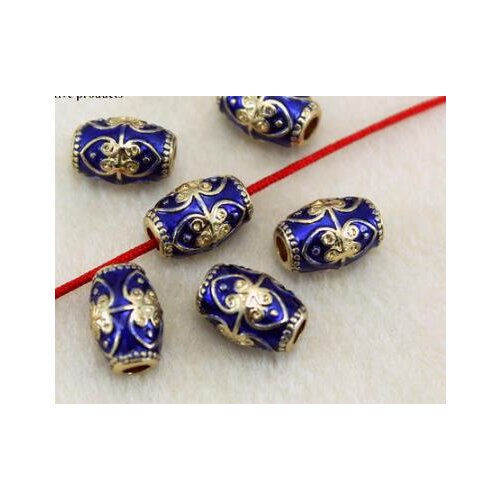 5pcs/lot Tibetan silver Dripping oil spacer Loose Spacer Beads for DIY Jewelry Making bracelet g4hb