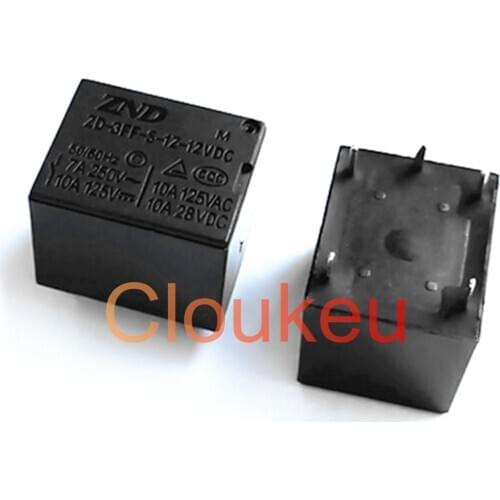 Relay ZD-3FF-S-1Z-12VDC-M 7A 4pin 5pin