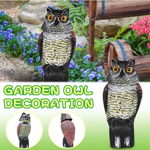 Gardening Resin Animal Crafts, Owls, Rats And Birds, Garden Decorations Home Fairy Garden Ornament Decoration Miniature Figurine
