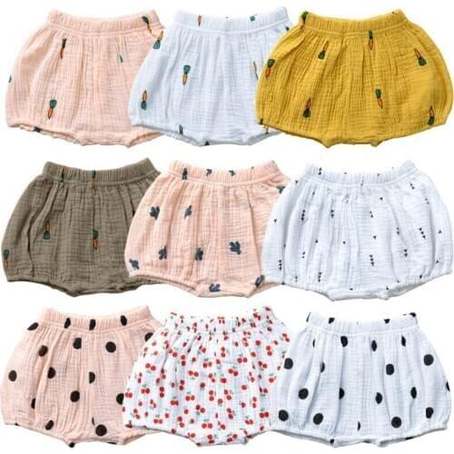 Lovely Baby Infant Girl Boy Cotton Linen Bloomer Shorts Pants Bottoms Underwear