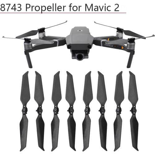8pcs 8743 Carbon Fiber Folding Propellers Aircraft Propeller for DJI Mavic 2 Drone RC Quadcopter Accessories Spare Parts