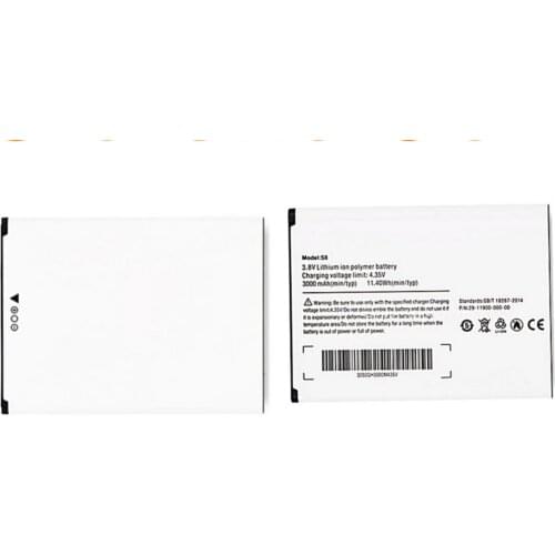 Original Ulefone S8 battery 3000mAh 3.7V/3.8V 11.4WH For UlefoneS8 Pro 5.3Inch Android 7.0 4G Mobile MT6737 Cellphone batteries