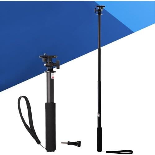 Universal Portable Aluminum Alloy Telescopic Action Camera Selfie Stick Monopod For GoPro Convenient Carry Outdoor Photography