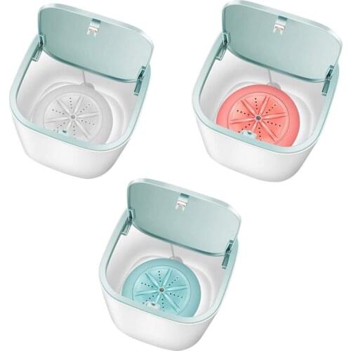 High-quality Ultrasonic Portable Mini Turbo Washing Machine With Usb Power Supply Lightweight Personal Washing