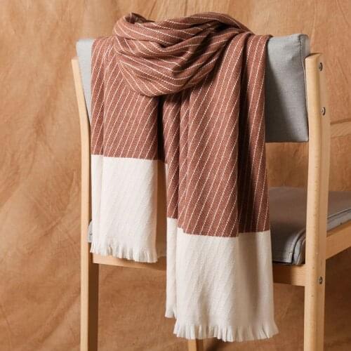 2021 Plaid Winter Scarf Couple style Warm Solid Scarves Bufandas Hombre Fashion Casual Women Scarfs Cashmere 70*200cm