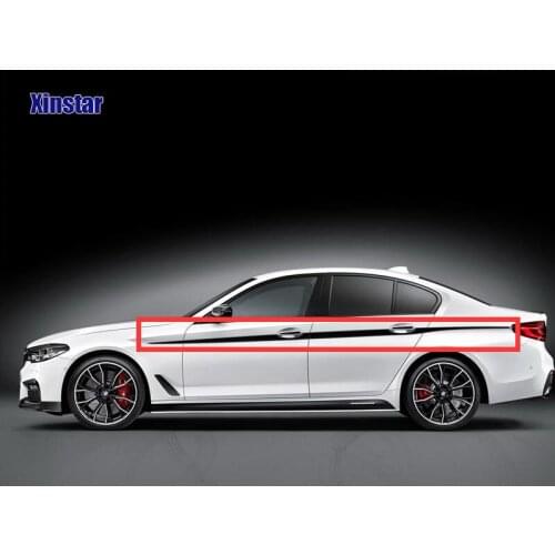 1set M Power Performance car side strip sticker for bmw F10 F30